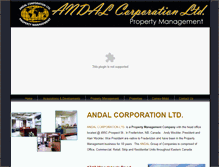 Tablet Screenshot of andalcorp.com